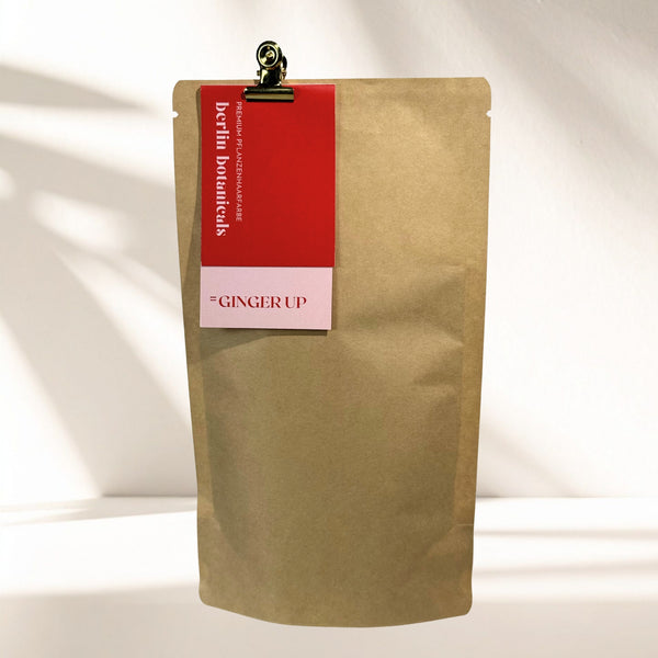 GINGER UP | Bio Pflanzenhaarfarbe – leuchtendes Hellrot mit Cassia & Henna